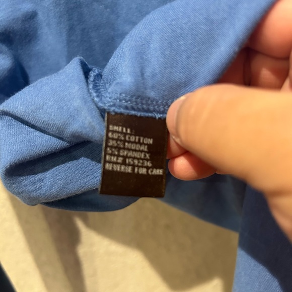 J. McLaughin Blue Long Sleeve Tee - Small - Picture 6 of 6